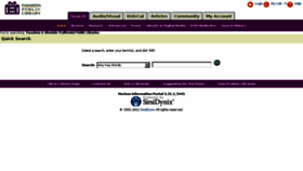 What Catalog.cityofpasadena.net website looked like in 2013 (10 years ago)