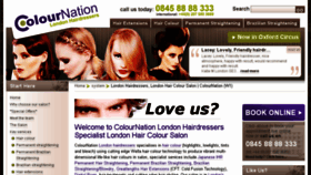 What Colournation.com website looked like in 2013 (10 years ago)