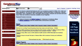 What Compliancehome.com website looked like in 2013 (10 years ago)