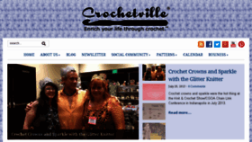 What Crochetville.org website looked like in 2013 (10 years ago)