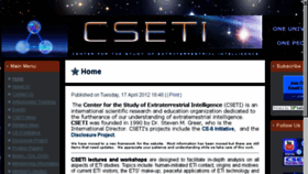 What Cseti.org website looked like in 2013 (10 years ago)