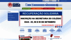 What Colegio.metodistademinas.edu.br website looked like in 2013 (10 years ago)