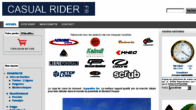 What Casualrider.fr website looked like in 2013 (10 years ago)