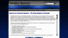 What Chemoneresearch.com website looked like in 2013 (10 years ago)