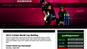 What Cricket-worldcup.net website looked like in 2013 (10 years ago)