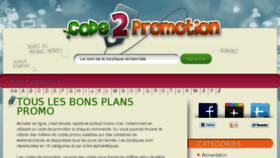 What Code2promotion.com website looked like in 2013 (10 years ago)