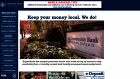 What Communitybanksj.com website looked like in 2013 (10 years ago)
