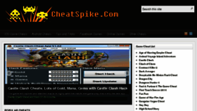What Cheatspike.com website looked like in 2013 (10 years ago)