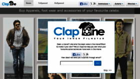 What Clapone.com website looked like in 2013 (10 years ago)
