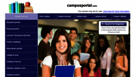 What Campusportal.com website looked like in 2013 (10 years ago)