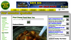 What Cheapassfood.com website looked like in 2013 (10 years ago)