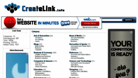 What Createlink.info website looked like in 2013 (10 years ago)