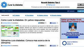 What Curarladiabetes.org website looked like in 2013 (10 years ago)