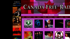 What Canadafreeradio.com website looked like in 2013 (10 years ago)