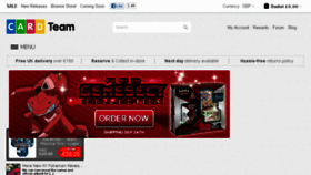 What Cardteam.co.uk website looked like in 2013 (10 years ago)