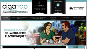 What Cigatop.fr website looked like in 2013 (10 years ago)