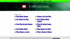 What Codetips.com website looked like in 2013 (10 years ago)