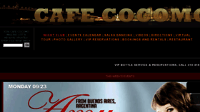 What Cafecocomo.com website looked like in 2013 (10 years ago)