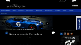 What Carsblog.pl website looked like in 2013 (10 years ago)