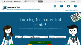 What Compareclinic.com website looked like in 2013 (10 years ago)