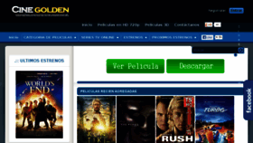 What Cinegolden.com website looked like in 2013 (10 years ago)