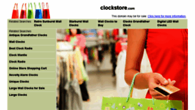 What Clockstore.com website looked like in 2013 (10 years ago)