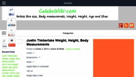 What Celebswiki.com website looked like in 2013 (10 years ago)