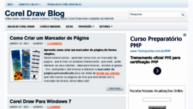 What Coreldrawblog.com website looked like in 2013 (10 years ago)