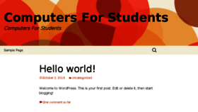 What Computersforstudents.org website looked like in 2013 (10 years ago)