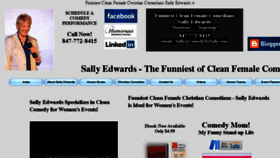 What Comedybysally.com website looked like in 2013 (10 years ago)