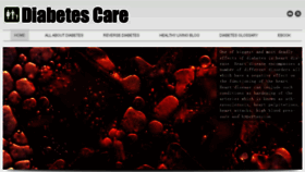 What Care-diabetes.com website looked like in 2013 (10 years ago)