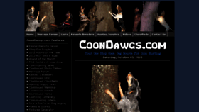 What Coondawgs.net website looked like in 2013 (10 years ago)