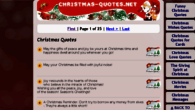 What Christmas-quotes.net website looked like in 2013 (10 years ago)