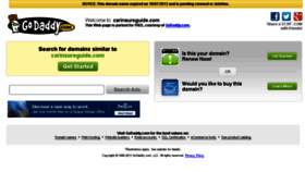 What Carinsureguide.com website looked like in 2013 (10 years ago)