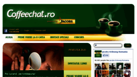What Coffeechat.ro website looked like in 2013 (11 years ago)