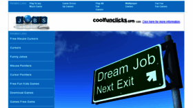 What Coolfunclicks.com website looked like in 2013 (10 years ago)