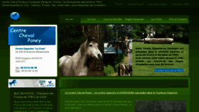 What Centre-cheval-poney.fr website looked like in 2013 (10 years ago)