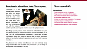 What Clonazepam-faq.com website looked like in 2013 (10 years ago)