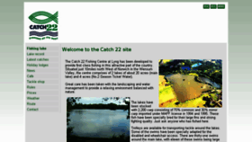 What Catch22fishing.co.uk website looked like in 2013 (10 years ago)