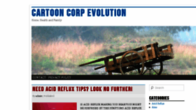 What Cartooncorpevolution.com website looked like in 2013 (10 years ago)