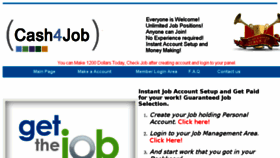 What Cash4job.com website looked like in 2013 (10 years ago)