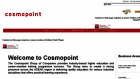What Cosmopoint.com.my website looked like in 2013 (10 years ago)