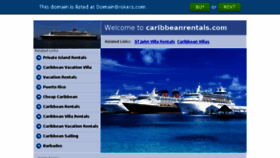What Caribbeanrentals.com website looked like in 2013 (10 years ago)