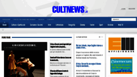 What Cultnews.it website looked like in 2013 (10 years ago)
