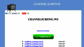 What Channelsurfing.ws website looked like in 2013 (10 years ago)