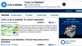 What Curarladiabetes.org website looked like in 2013 (10 years ago)