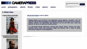 What Camerapress.com website looked like in 2013 (10 years ago)