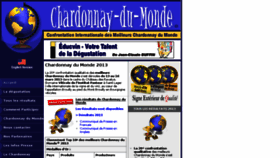 What Chardonnay-du-monde.com website looked like in 2013 (10 years ago)
