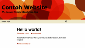What Contohwebsite.web.id website looked like in 2013 (10 years ago)