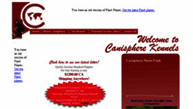What Canisphere.com website looked like in 2013 (10 years ago)